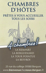 Bienvenue chez Nous Chambres d'Hôtes Bergues