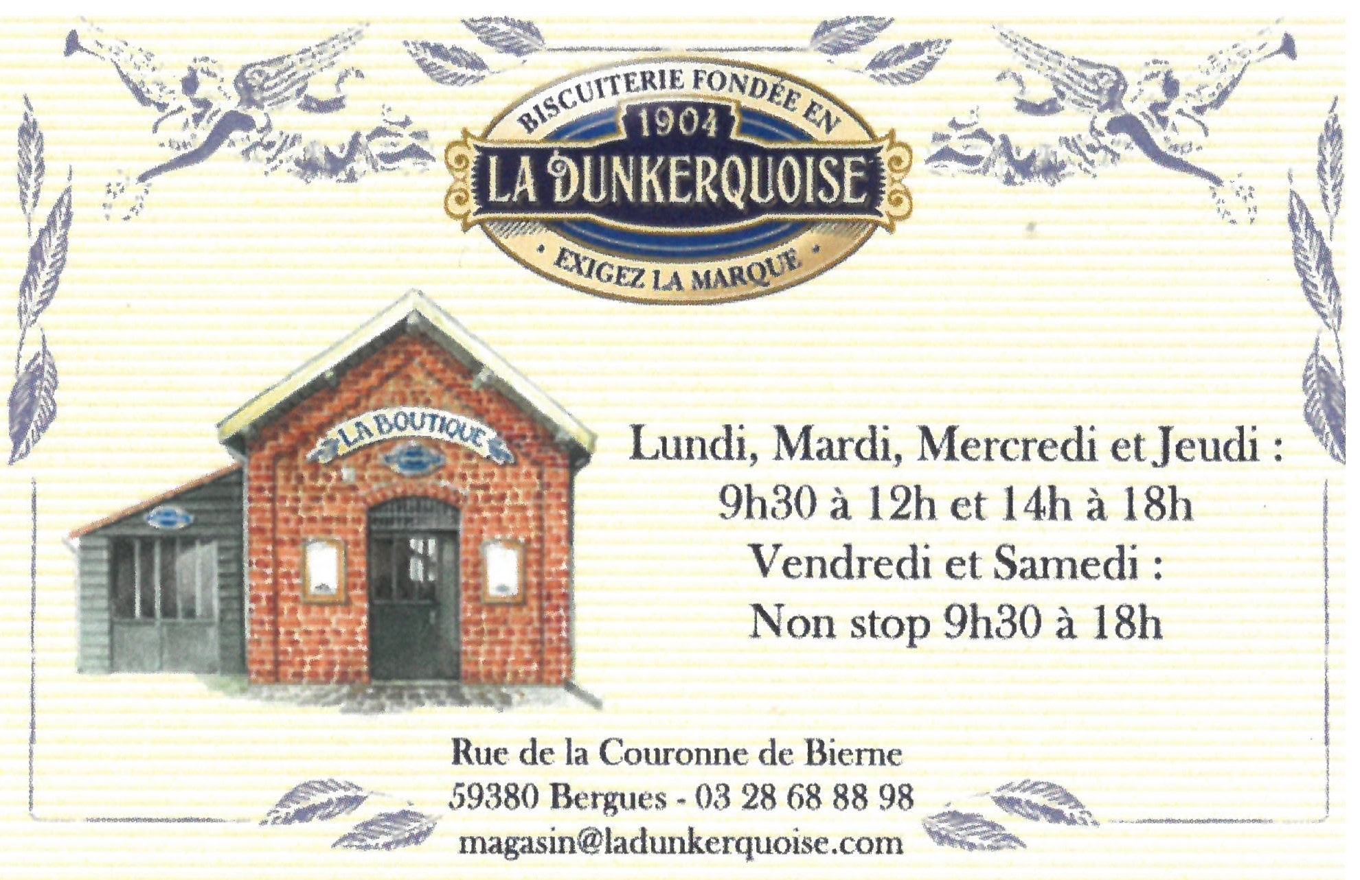 BISCUITERIE LA DUNKERQUOISE